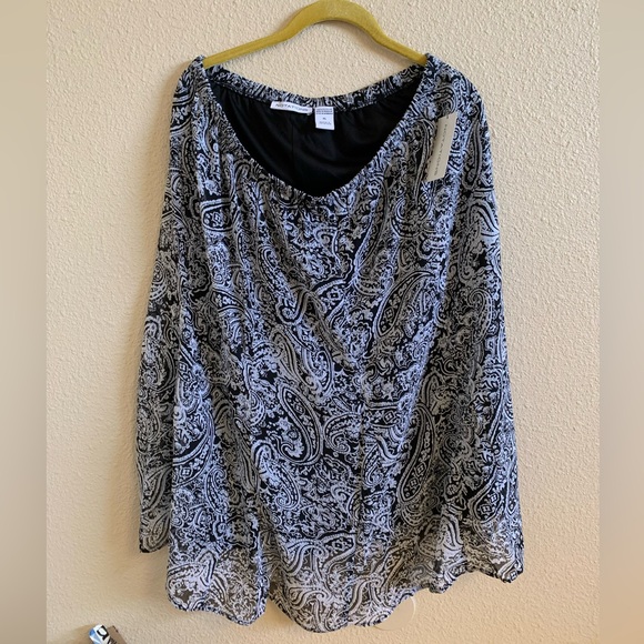 NOTATIONS Black And White Skirt NWT 🌴 - Picture 1 of 5